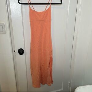 Wilfred Dreamweaver Orange Adjustable Strap Slip Dress